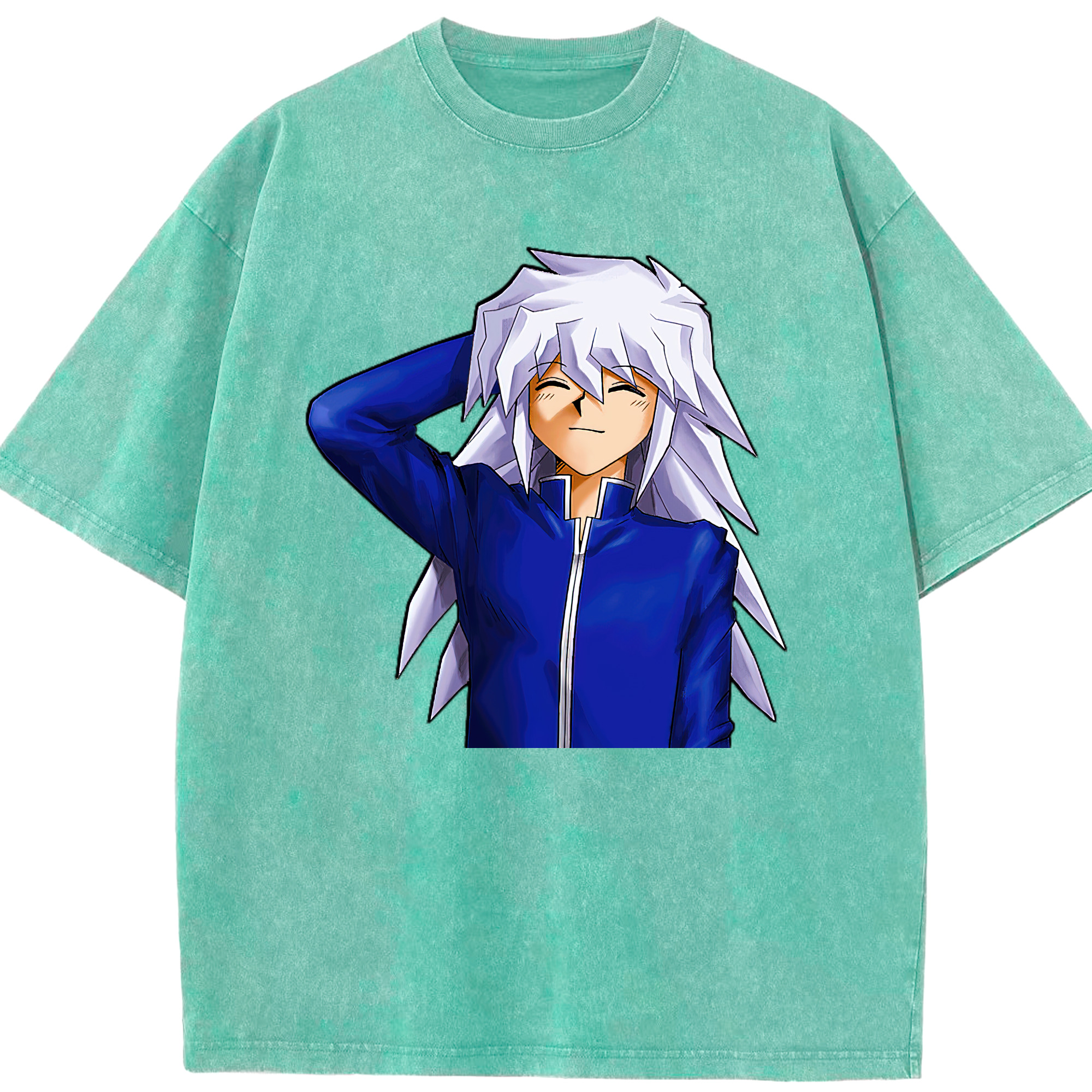 （画像用） 遊☆戯☆王 Yu-Gi-Oh! 綿100% ヴィンテージ風 半袖Tシャツ（フロントプリント）